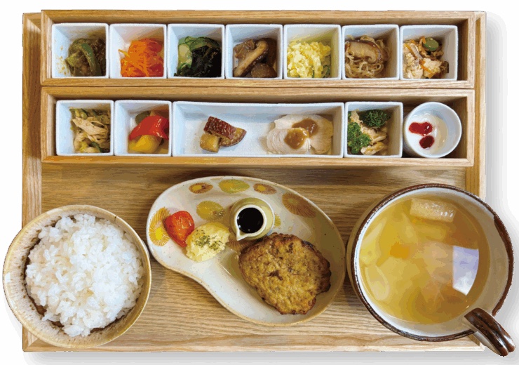 栄養バランスを考えたお膳